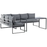 Venture Home Zingaro kutna vrtna lounge garnitura, siva | shoptok.hr