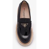 Resti Lacquered women's black moccasins with decoration Sarix - Footwear | ePonuda.com