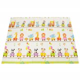 Dvostrana pjenasta podloga za djecu vagoni/ cesta 150 x 200 x 1 cm | shoptok.hr