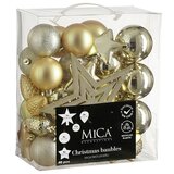 Mica Decorations Set kuglica za božićno drvce (Boja: Šampanjac) | shoptok.hr