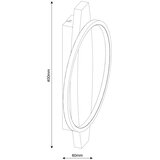  LED zidna svetiljka MELISA LED/12W/230V borovina | Eponuda.com