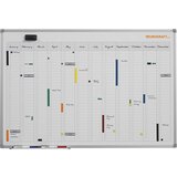 eurokraft basic Nevtralen letni planer, navpična mesečna delitev, ŠxV 900 x 600 mm | Shoptok.si