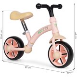 ECO TOYS balansni bicikl za djecu – EVA kotači, podesivo sjedalo, rozi | shoptok.hr