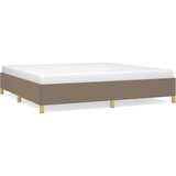 vidaXL Posteljni okvir taupe 200x200 cm blago, (20684220) Cene