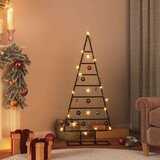 vidaXL Kovinska novoletna jelka za dekoracijo črna 125 cm | Shoptok.si