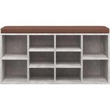  Klupa za cipele boja betona 103x30x48 cm konstruirano drvo | shoptok.hr