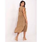Och Bella Dress-TW-SK-BI-6-2172.96-camel | Shoptok.si