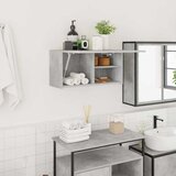  Kupaonski zidni ormarić beton sivi 60x25x30cm konstruirano drvo | shoptok.hr