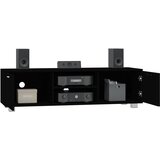 TV ormarić crni 140 x 40,5 x 35 cm od konstruiranog drva | shoptok.hr