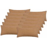  Presvlaka za jastuk 12 pcs HEERLEN Bež 40 x 80 cm Bouclé | shoptok.hr