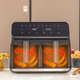 Friteza na Zrak InnovaGoods Fryinn Double 8000 Crna 3400 W 8 L Nehrđajući Čelik | shoptok.hr