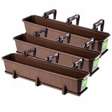 KADAX Balkonski lonec 80 cm, stojalo za cvetlične lončke, ročaji, 3 kosi, (5000345943) | Shoptok.si