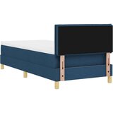  Postelja s box spring z vzmetnico Modra 90x200 cm Tkanina, (22080877) | Shoptok.si