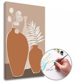  Slikarstvo po številkah Pečena vazica s cvetjem | low difficulty | Shoptok.si