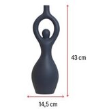 WALLXPERT keramička vaza lossin anthracite | ePonuda.com