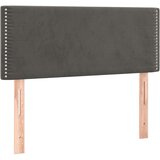  Krevet box spring s madracem LED tamnosivi 120 x 200 cm baršun | shoptok.hr