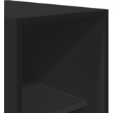  Ormar crni 30 x 50 x 200 cm od konstruiranog drva | shoptok.hr