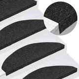  Samoljepljivi otirači za stepenice 30 kom crni 65x22,5x3,5 cm | shoptok.hr