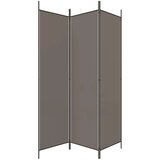 Sobna pregrada s 3 panela antracit 150 x 220 cm od tkanine | shoptok.hr