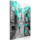  Slika - Paris Rendez-Vous (1 Part) Vertical Green 80x120 | shoptok.hr