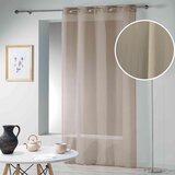 Douceur d intérieur Bež prosojna zavesa 140x280 cm Telma – | Shoptok.si