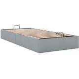  Okvir kreveta bez madraca svjetlosivi 100x200 cm od tkanine | shoptok.hr