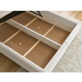 Bobochic Paris Bela oblazinjena zakonska postelja s prostorom za shranjevanje z letvenim dnom 160x200 cm Jade – | Shoptok.si