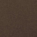 vidaXL Krevet box spring s madracem tamnosmeđi 120 x 190 cm od tkanine | shoptok.hr