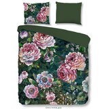 Good Morning Zelena pamučna posteljina za krevet za jednu osobu/za produženi krevet 140x220 cm Fleur – Cijene