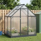 vidaXL Rastlinjak v vrtu z vrati Antracit 183,5 x 123 x 207 cm, (5000288598) | Shoptok.si