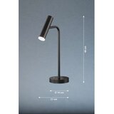 Fischer & Honsel Črna LED zatemnitvena namizna svetilka (višina 48 cm) Stina – | Shoptok.si