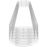 vidaXL Visoka greda gabion pocinkano železo 600x100x50 cm | Shoptok.si