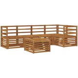  Sekcijska garnitura 6 pcs Prirodna Čvrsto drvo akacije | shoptok.hr