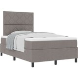 vidaXL Box Spring krevet s madracem Taupe Mali Dupli Tkanina | shoptok.hr