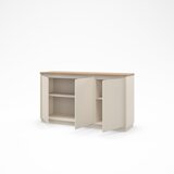 Marckeric Bež komoda u dekoru hrasta 152x84x40 cm Loreta – | shoptok.hr