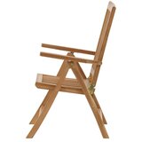 Venture Home Kenya vrtna stolica s podesivim naslonom 60 &amp;times; 61 &amp;times; 105 cm, prirodna boja drva Slike