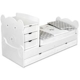 Bebi Snovi Krevetac za bebe 3 u 1 Meda, Beli | Eponuda.com