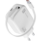 Cellular Line Hišni polnilec navijalni GAN USB-C 30W, bel, (5000091237) Cene