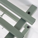 Spinder Design Zelen/siv kovinski stenski obešalnik s polico Rizzoli – | Shoptok.si