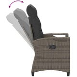  Vrtni Stol 2 pcs Siva in temno siva 56 x 60 x 112 cm, (5000285787) | Shoptok.si