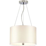 Elstead Lighting Elstead Lightbox Pearce 14" valjasta viseča svetilka s polirano kromirano stropno ploščo, (22098024) | Shoptok.si