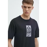 Reebok Classic Bombažna kratka majica Basketball moška, črna barva, 100075504