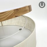  Brilagi - LED stropno svetlo BELLADONNA 3xE27/15W/230V prečnika 50 cm krem/hrast | Eponuda.com