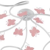  ONLI - Dečiji prislonjen plafonski luster BUTTERFLY 5xE14/6W/230V | Eponuda.com