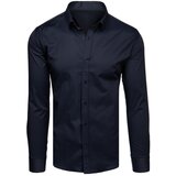 DStreet Koszula męska elegancka ciemny granat | Shoptok.si