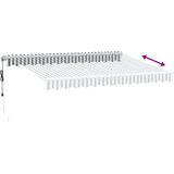 Tenda na automatsko uvlačenje LED antracit i bijela 350x250 cm | shoptok.hr