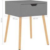 vidaXL noćni ormarići 2 kom sivi 40 x 40 x 56 cm od iverice | shoptok.hr