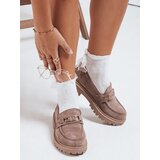 DStreet Mokasyny damskie zamszowe beżowe | Shoptok.si