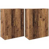  Ormar za montažu na zid 2 pcs Staro drvo 69,5 x 34 x 90 cm | Eponuda.ba
