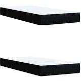 vidaXL Box spring postelja z vzmetnico črn 200x200 cm blago | Shoptok.si
